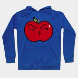 Pouty Kiss Face Apple Hoodie